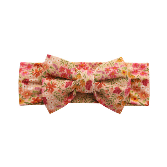 Marie Ribbed Bow Headband