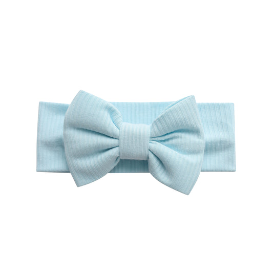 Ocean Ribbed Bow Headband