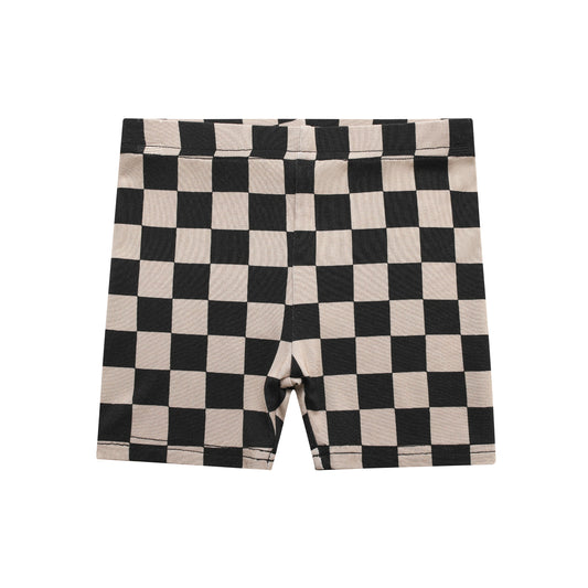 Checked Out Bike Shorts